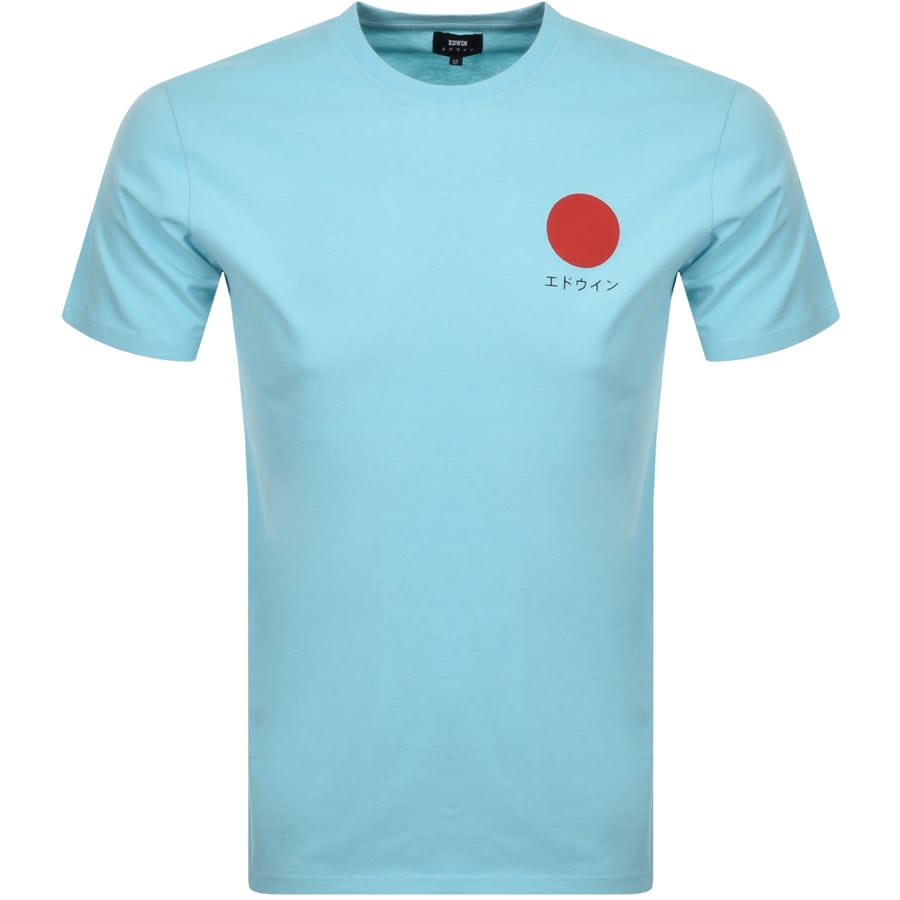 Alternative Image for ProductEdwin Crew Neck Japanese Sun T Shirt Blue1